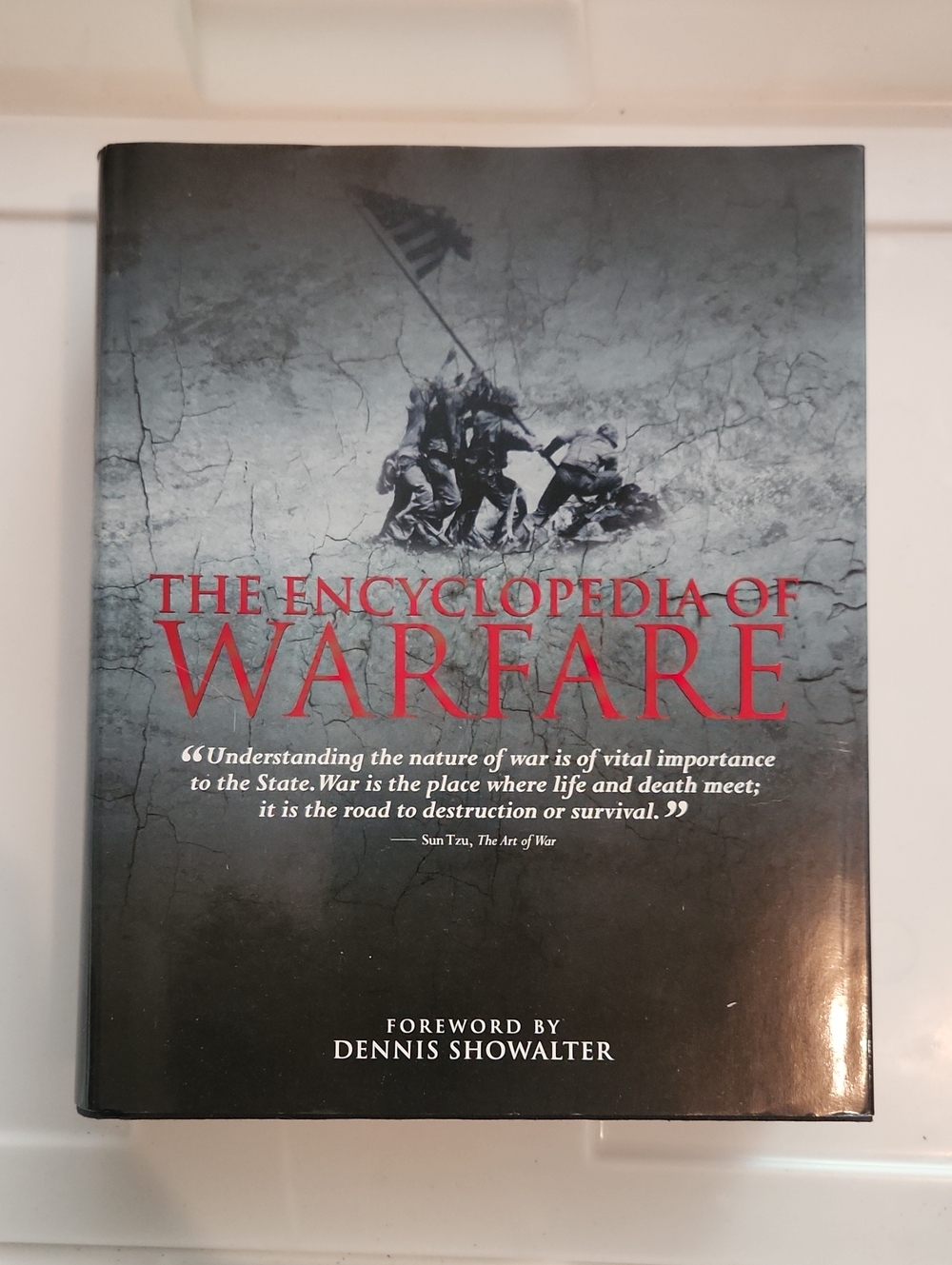 The Encyclopedia of Warfare - Hardcover Book (Black with Red Text)